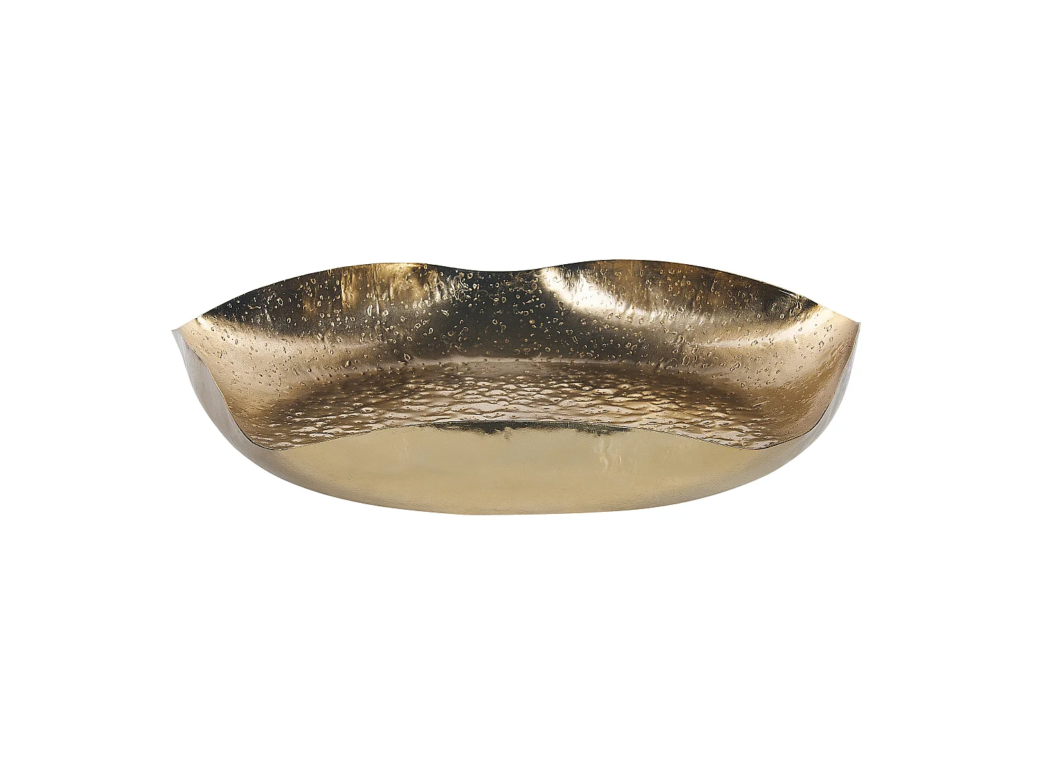 Lot de 3 boîtes à bibelots UJUNG Métal Doré