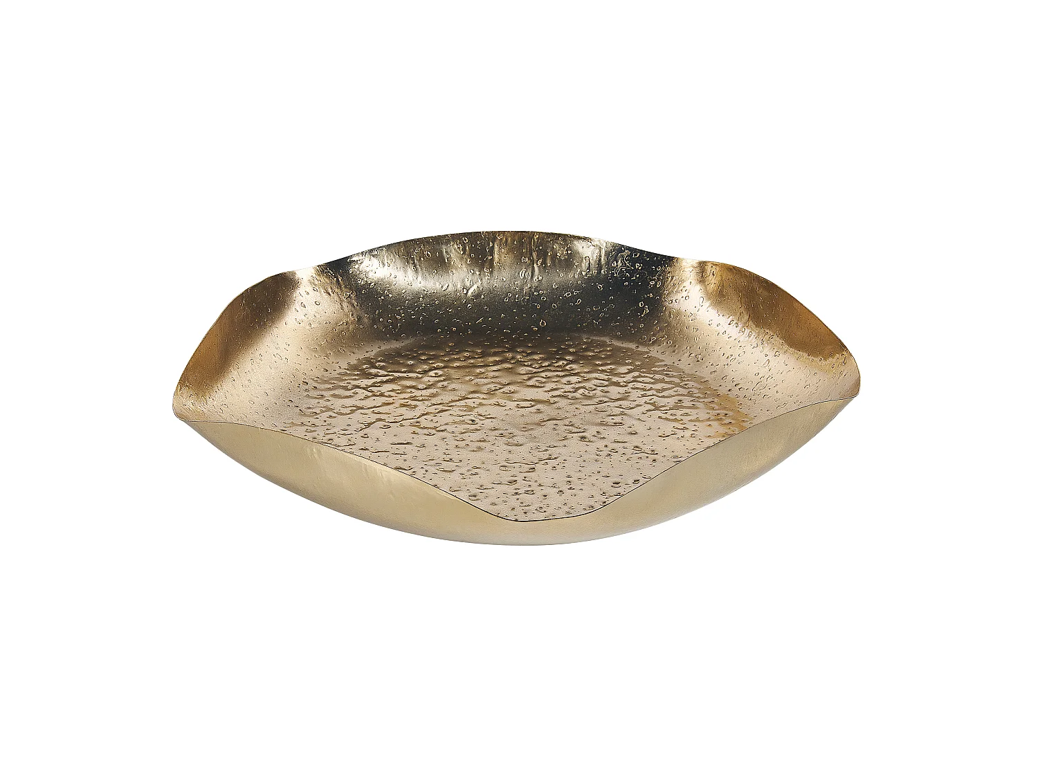 Lot de 3 boîtes à bibelots UJUNG Métal Doré