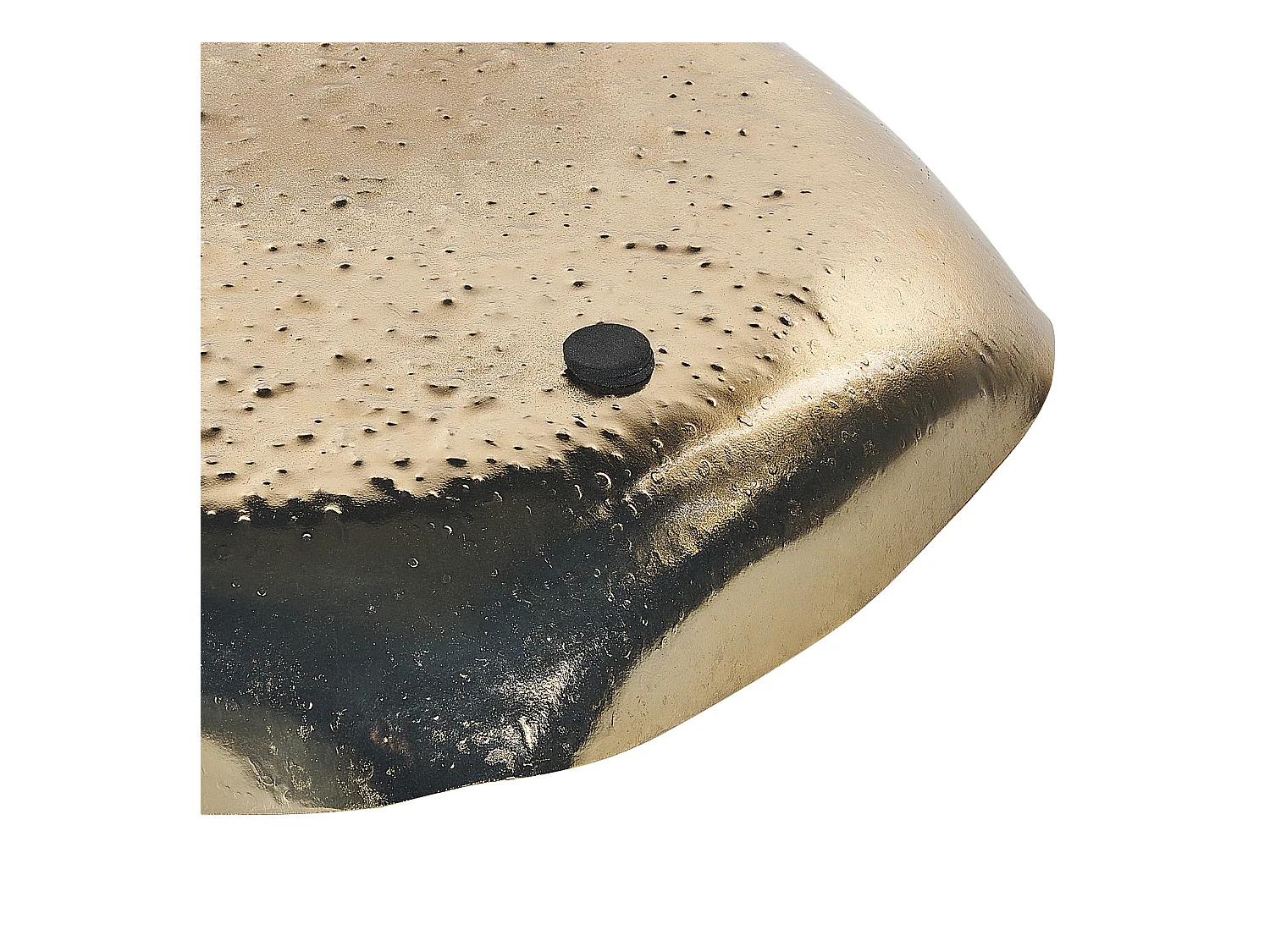 Lot de 3 boîtes à bibelots UJUNG Métal Doré