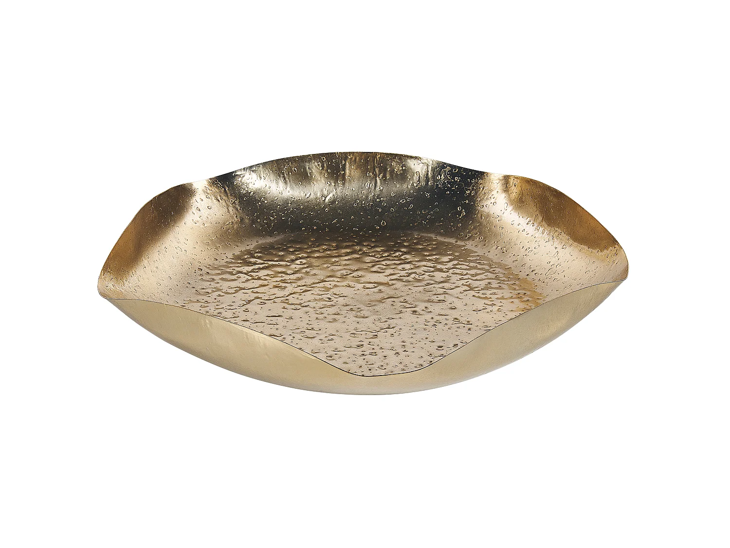 Lot de 3 boîtes à bibelots UJUNG Métal Doré