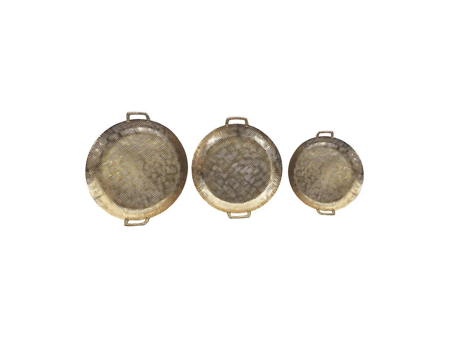 Set van 3 juwelenschaaltjes DEORIA Metaal Goud