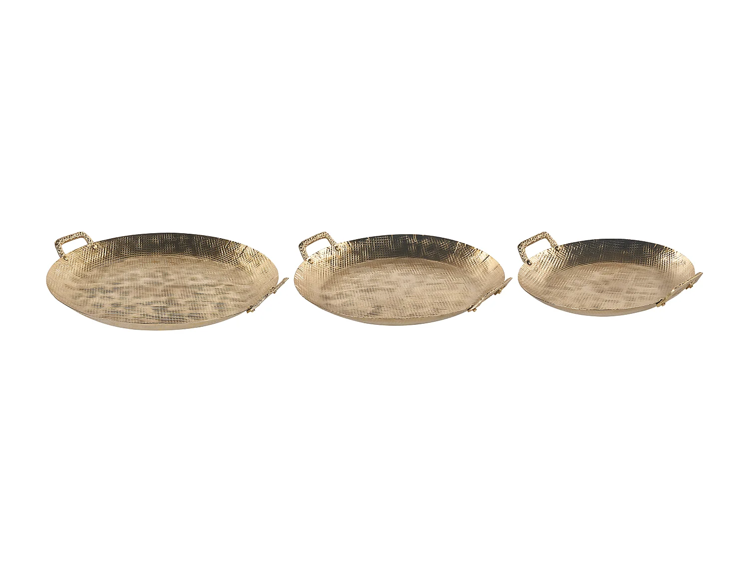 Set van 3 juwelenschaaltjes DEORIA Metaal Goud