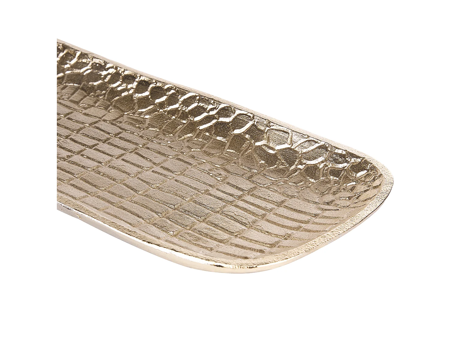 Zestaw 2 pater dekoracyjnych BRANTAS Metal Złoty