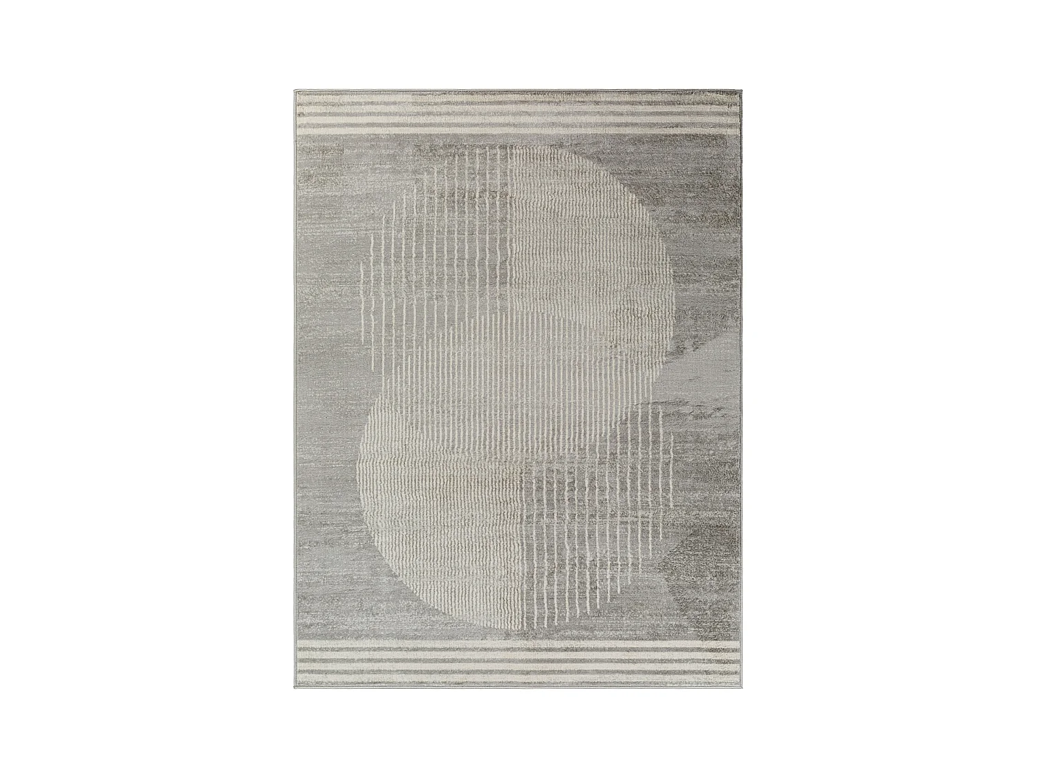 Modern Scandinavisch Tapijt - Grijs/Beige - 200x275cm - ENSO2
