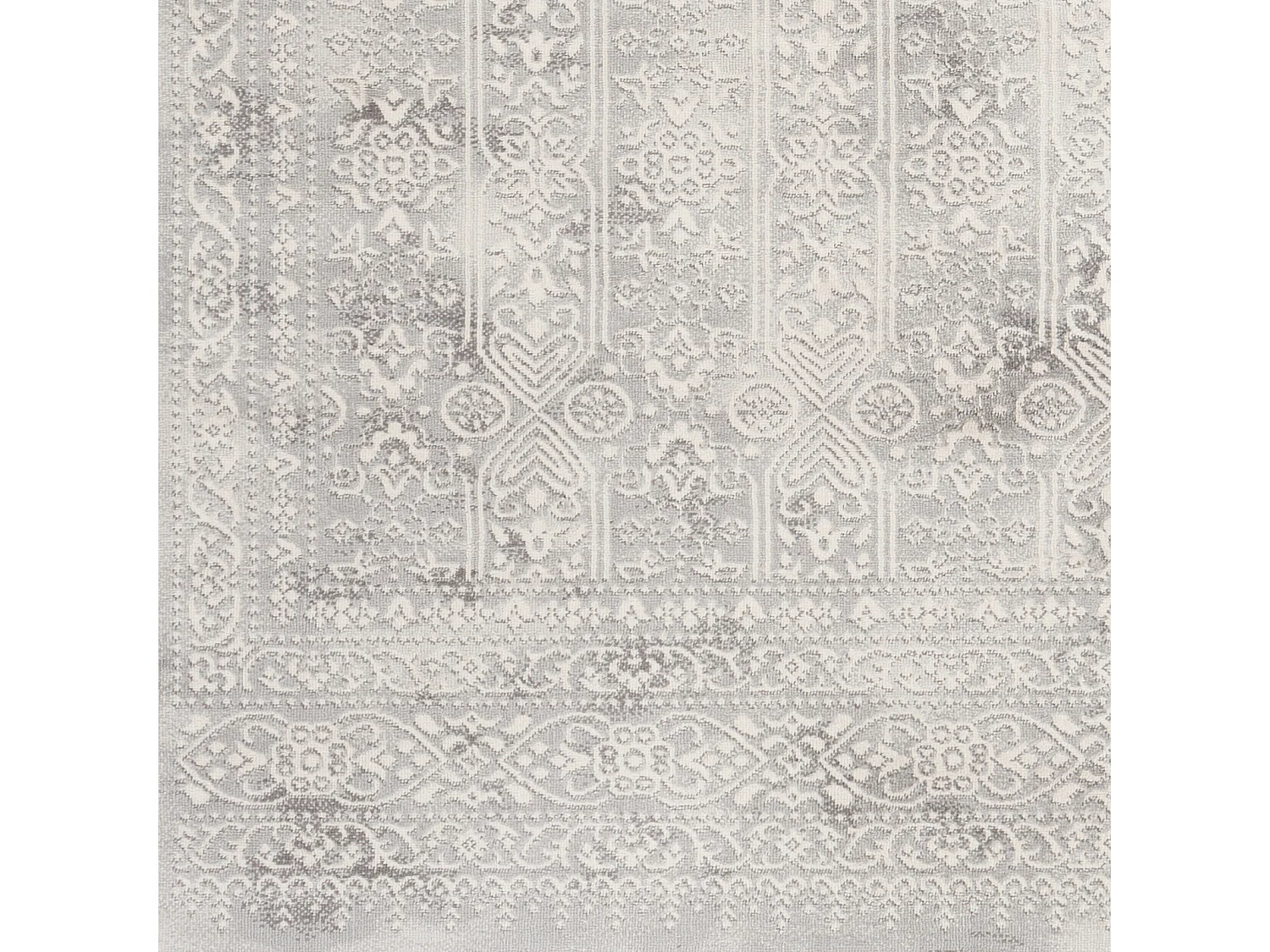 Tapis Vintage Oriental - Blanc/Gris - 160x215cm - VICKY
