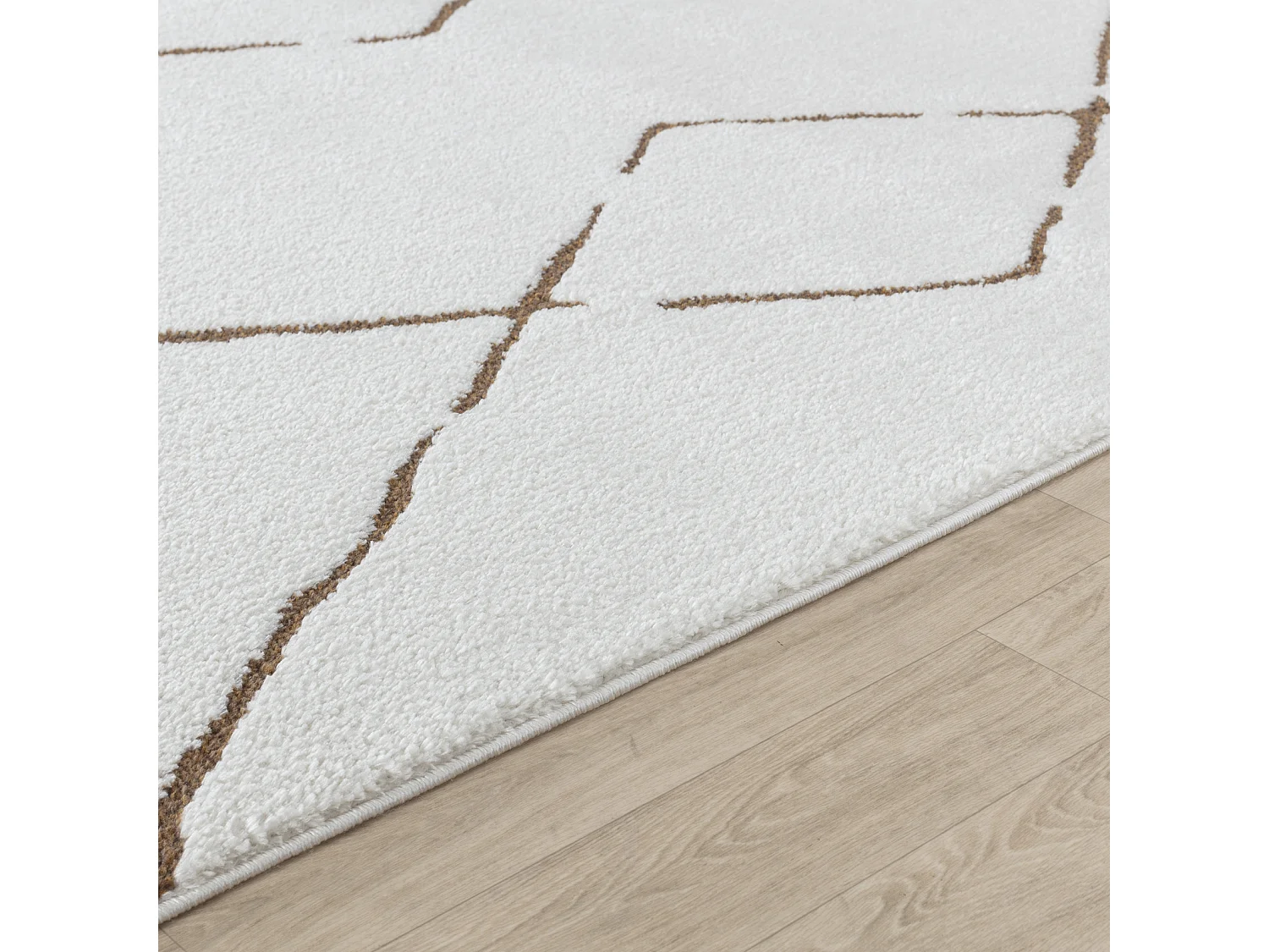 Tapis Berbère Ethnique - Ivoire/Terracotta - 200x275cm - HANNAH