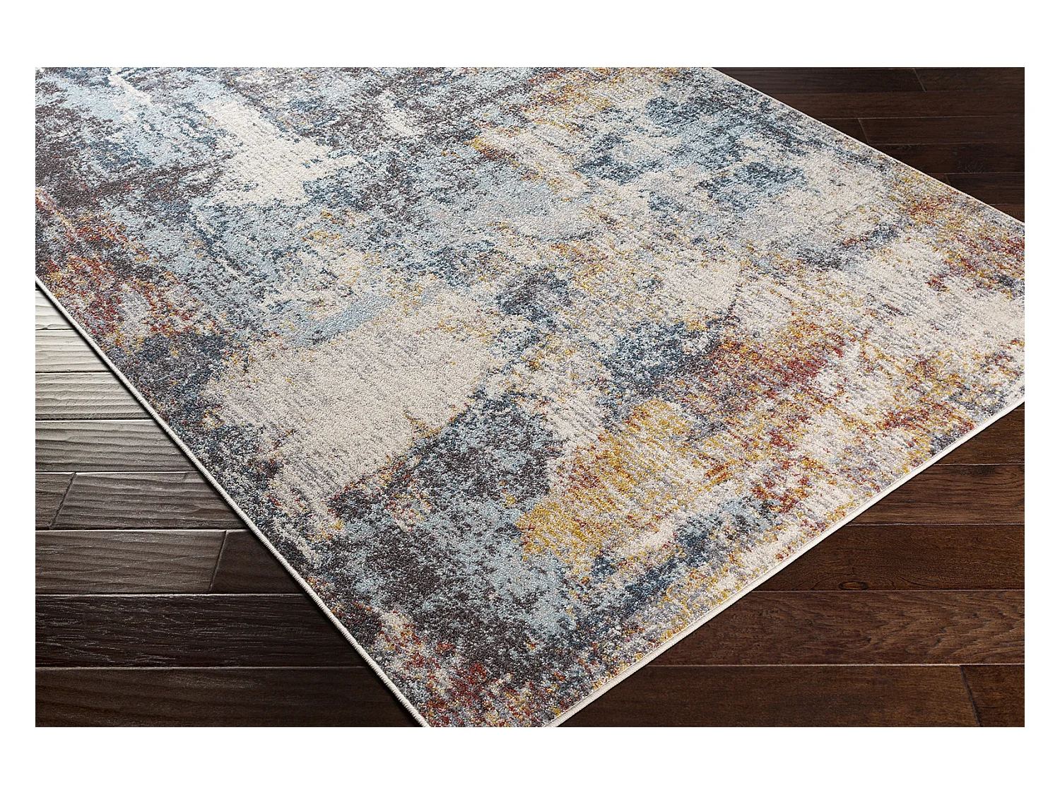 Modern Abstract Tapijt - Meerkleurig/Blauw - 160x213cm - VALERIE