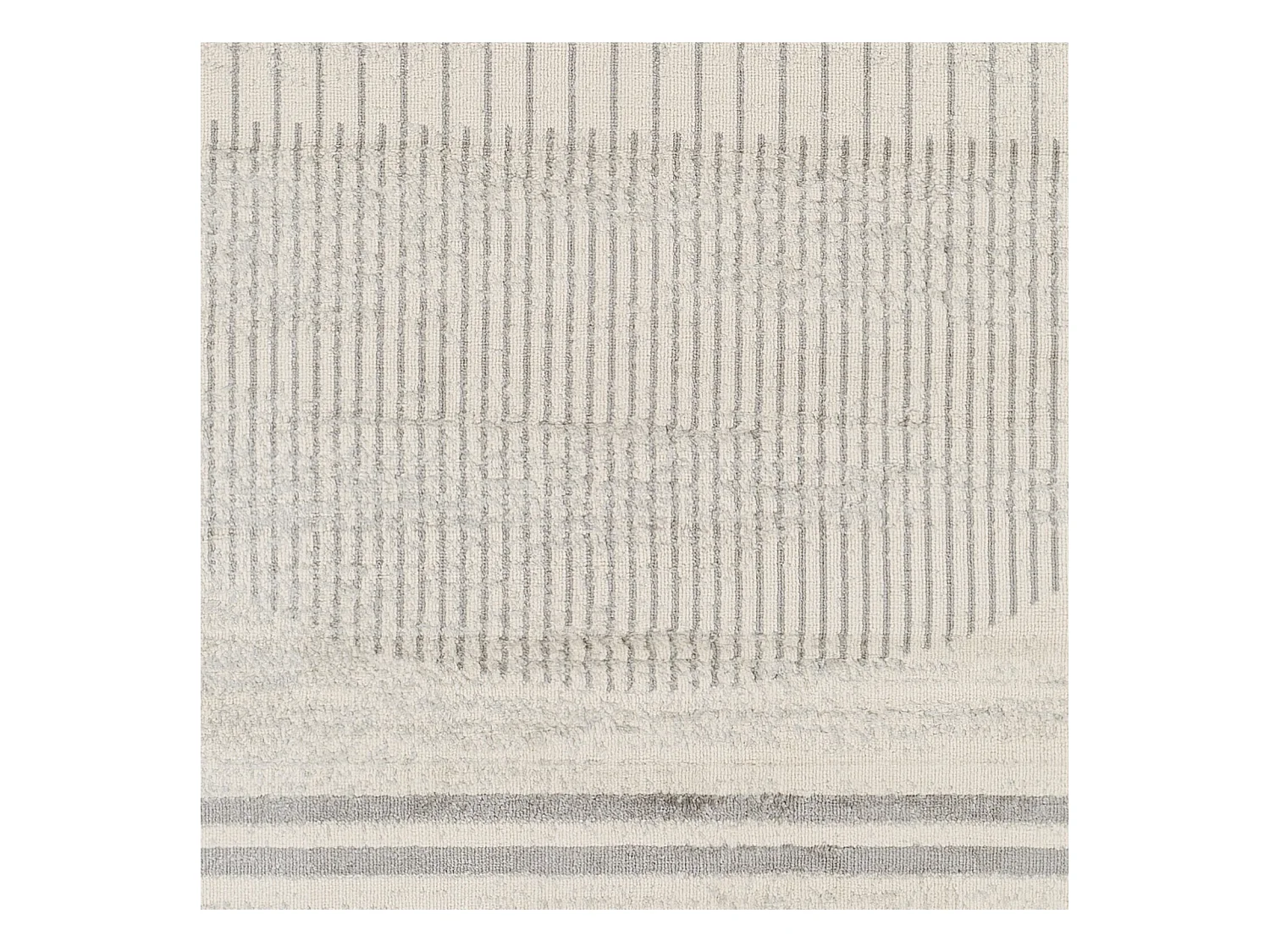 Modern Scandinavisch Tapijt - Ivoor/Grijs - 200x275cm - ENSO