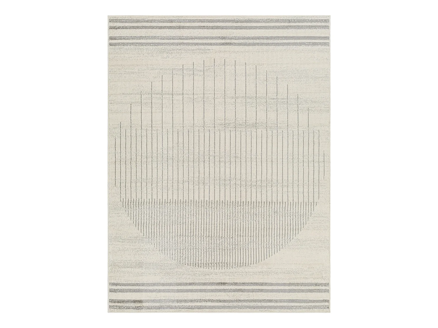 Tapis Scandinave Moderne - Ivoire/Gris - 200x275cm - ENSO