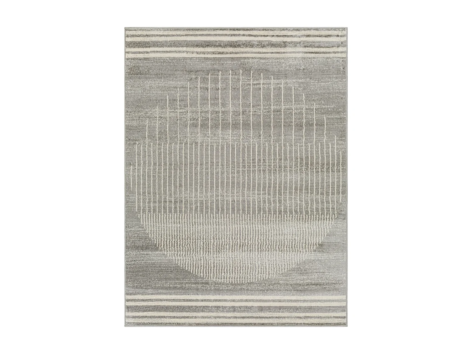 Tapis Scandinave Moderne - Gris/Beige - 200x275cm - ENSO