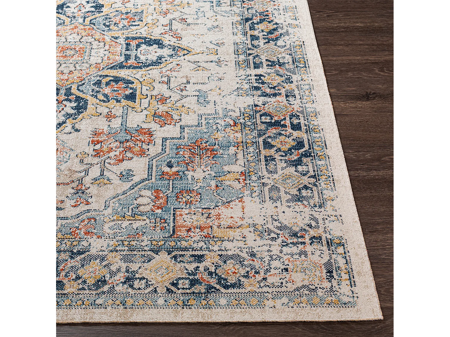 In-/Outdoor-Teppich - Blau/Beige - 200x275cm - SELMA