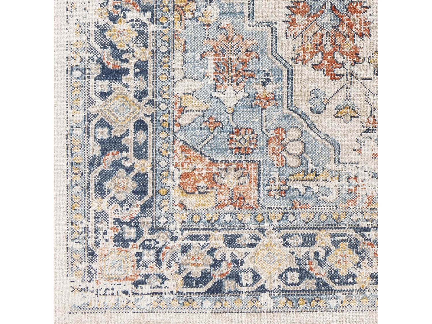 In-/Outdoor-Teppich - Blau/Beige - 200x275cm - SELMA