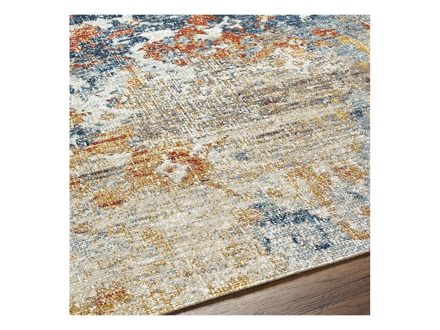 Tapis d'Extérieur/Intérieur - Jaune/Bleu - 160x213cm - MONA