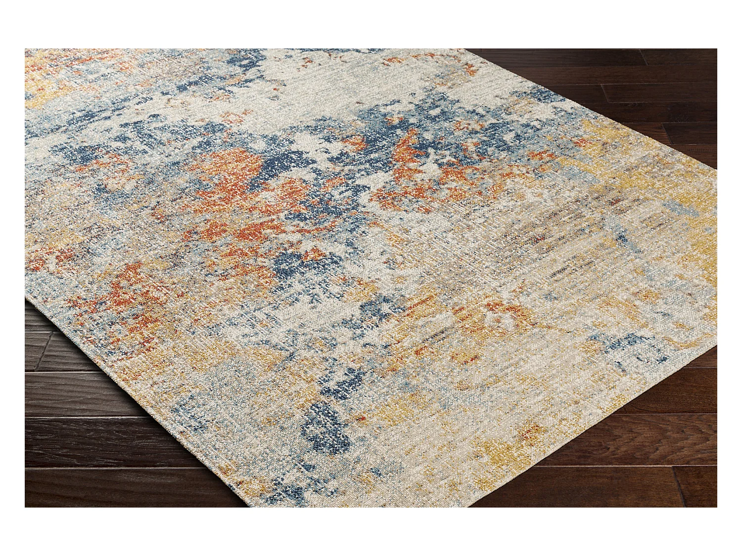 Tapis d'Extérieur/Intérieur - Jaune/Bleu - 160x213cm - MONA