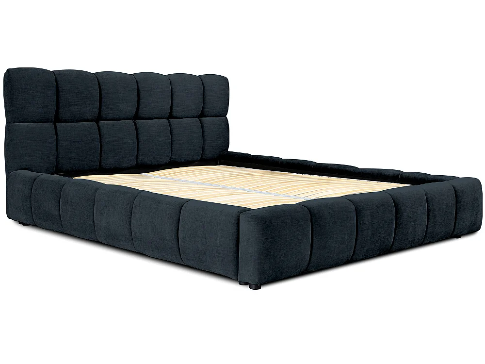 Lit ado moderne Zelda 160x200 cm Noir