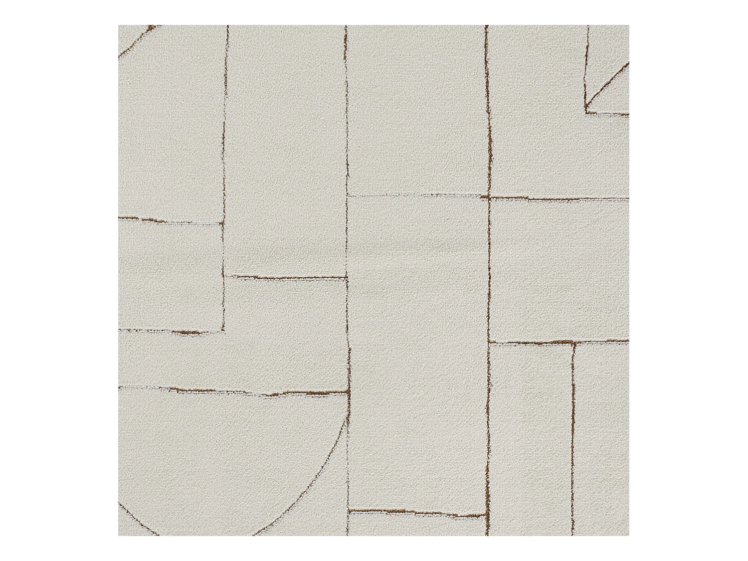 Modern Scandinavisch Tapijt - Ivoor/Terracotta - 200x275cm - LISA