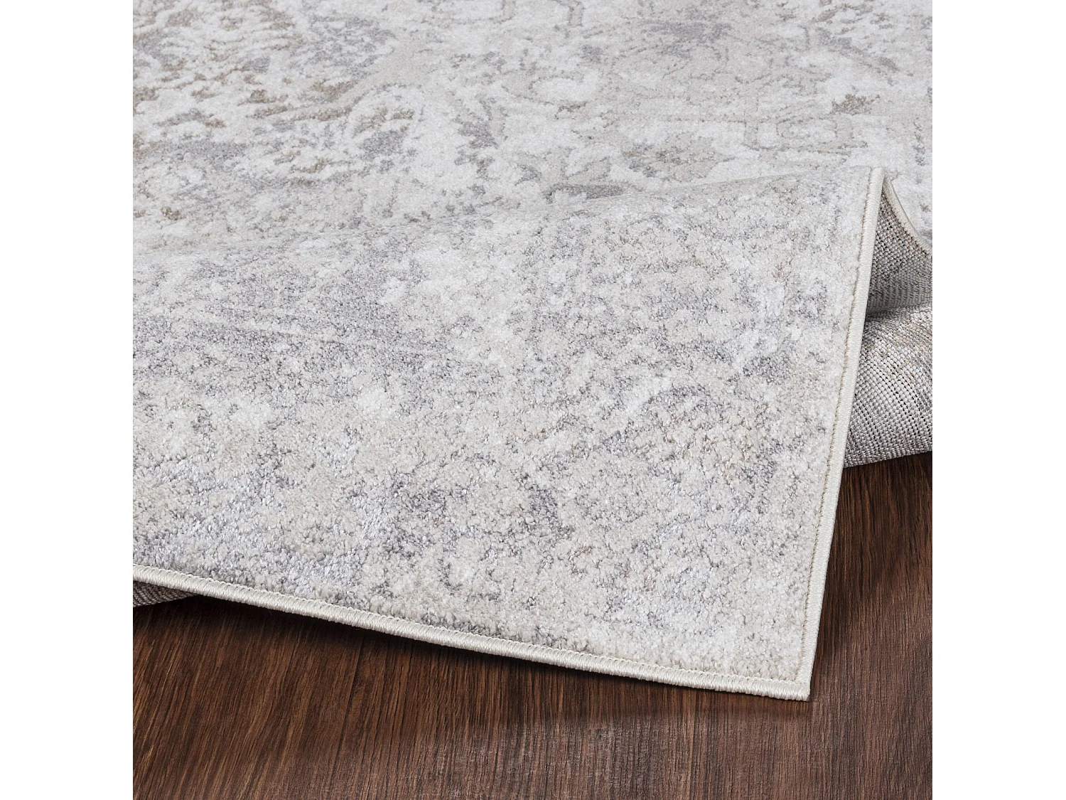 Tapis Vintage Oriental - Blanc/Gris - 120x170cm - FATIMA