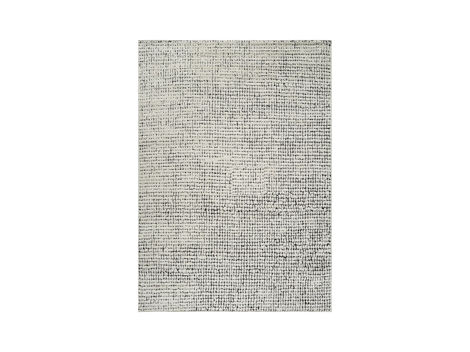 Modern Scandinavisch Tapijt - Ivoor/Zwart - 160x213cm - AMANDINE