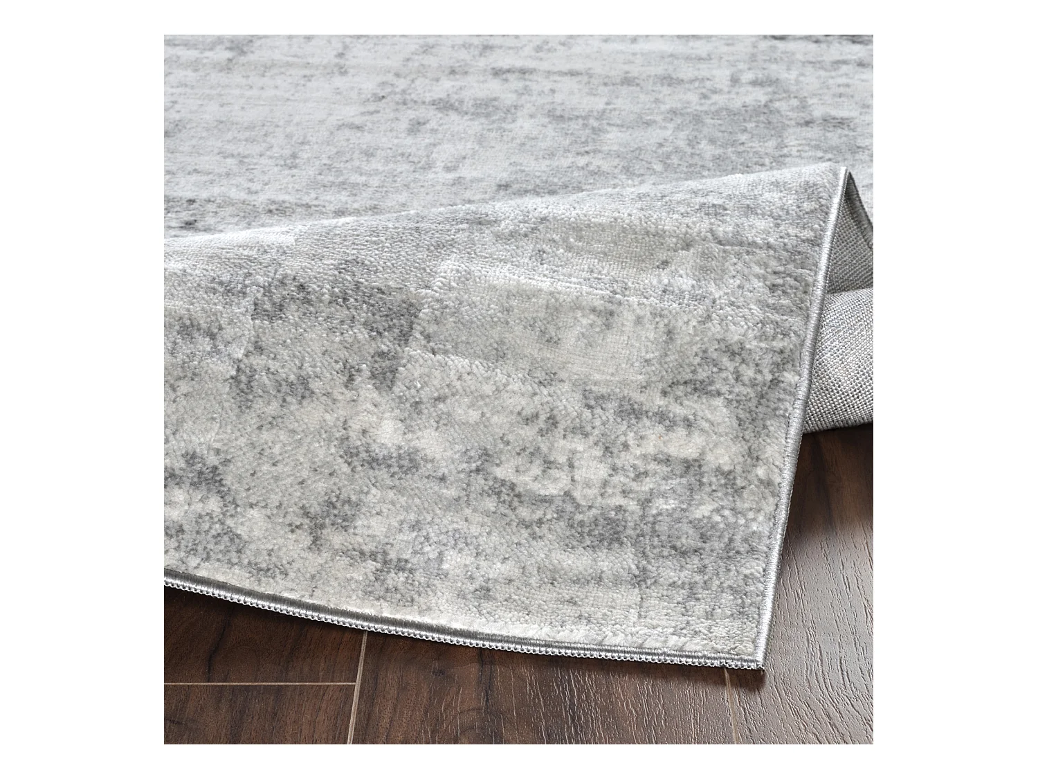 Modern Abstract Tapijt - Wit/Grijs - 140x200cm - ALIX