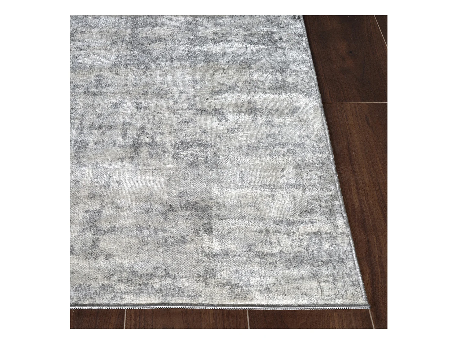 Modern Abstract Tapijt - Wit/Grijs - 140x200cm - ALIX