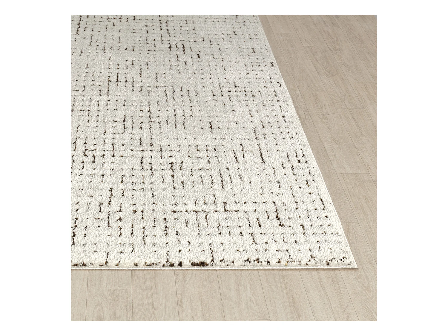 Tapis Scandinave Moderne - Ivoire/Terracotta - 160x213cm - AMANDINE