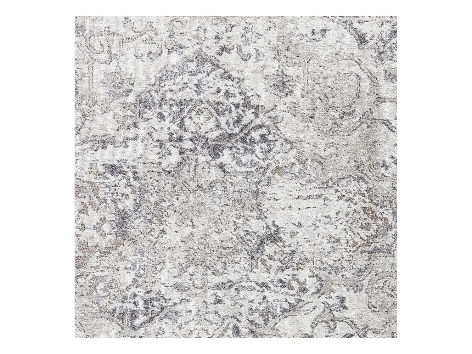 Vintage Orientalischer Teppich - Weiß/Grau - 160x213cm - FATIMA