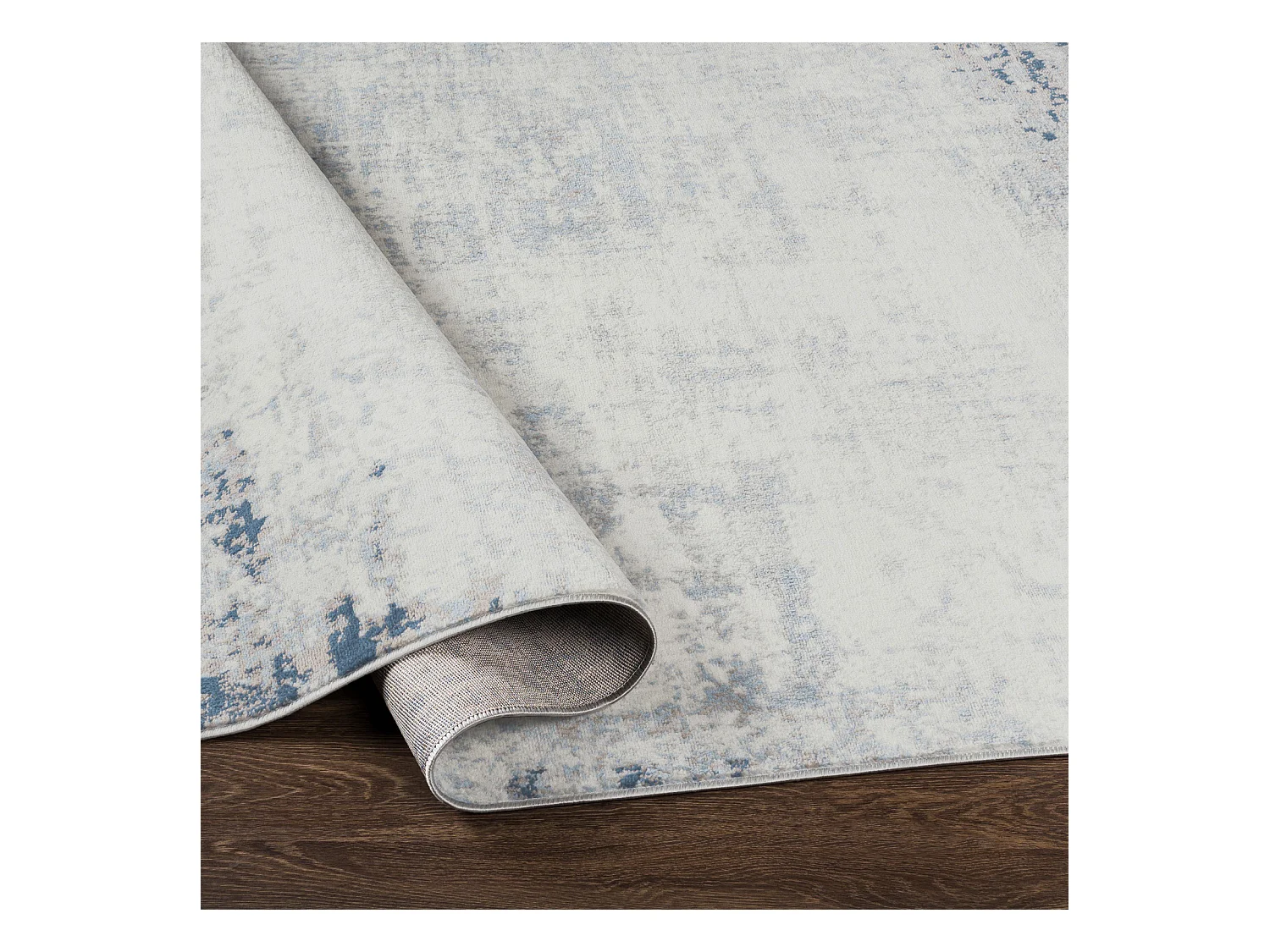 Modern Abstract Tapijt - Grijs/Blauw - 160x215cm - ALIX