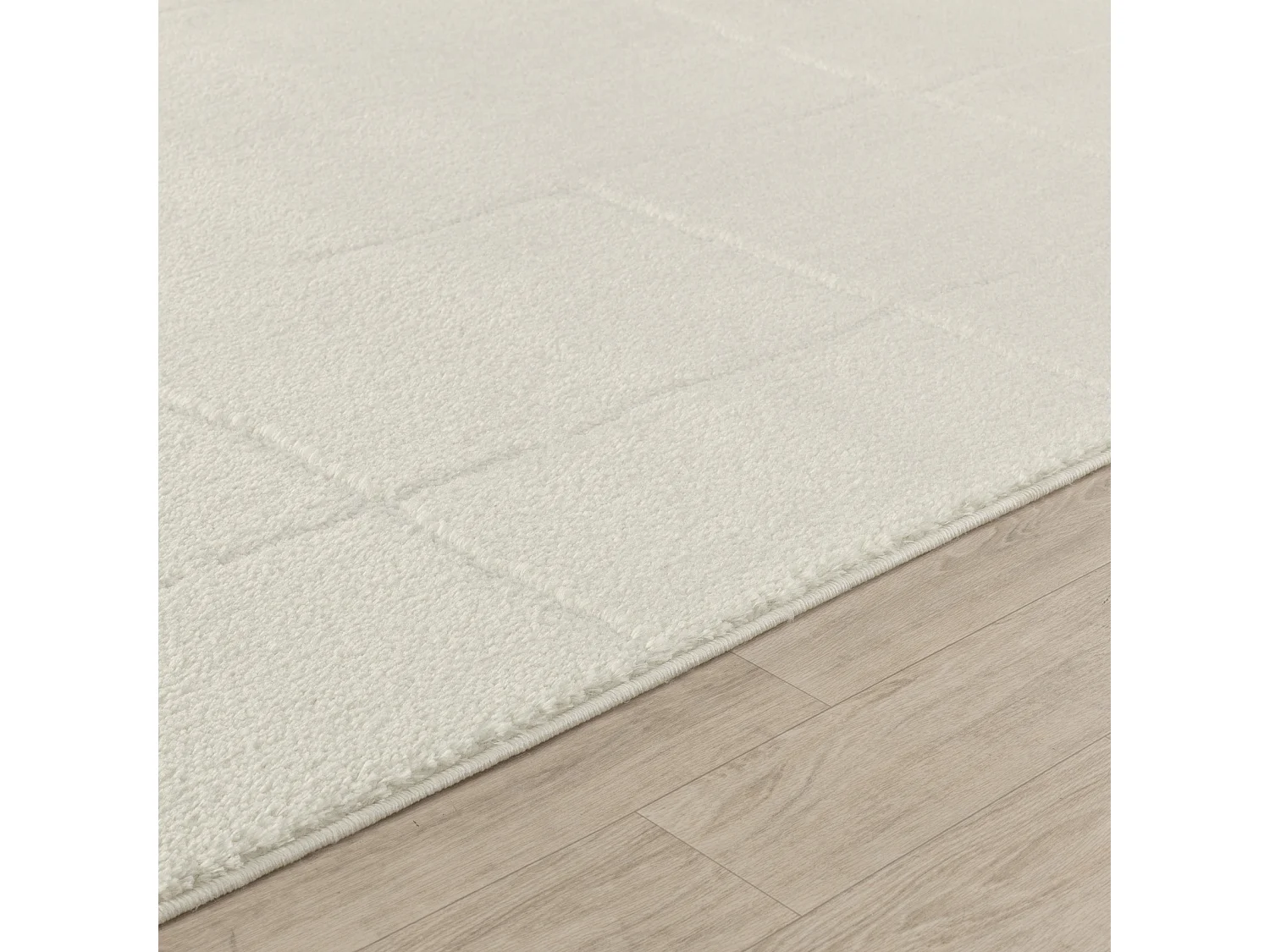 Alfombra Escandinava Moderna - Marfil - 160x213cm - AVA