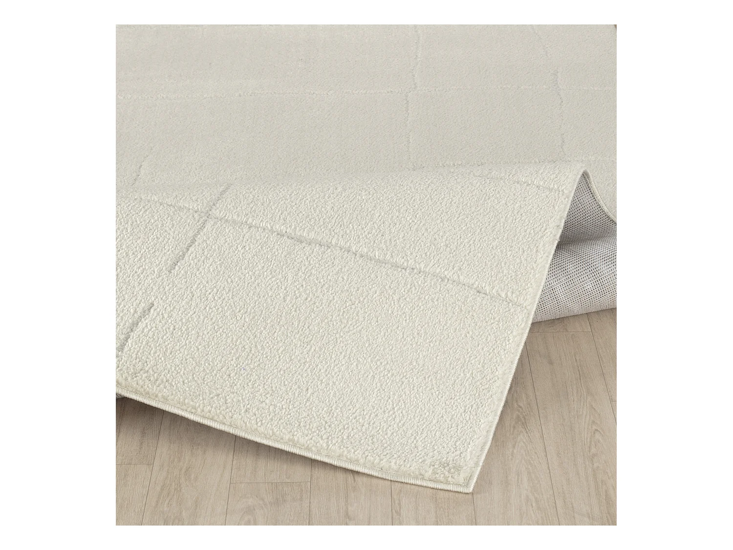 Tapis Scandinave Moderne - Ivoire - 160x213cm - AVA