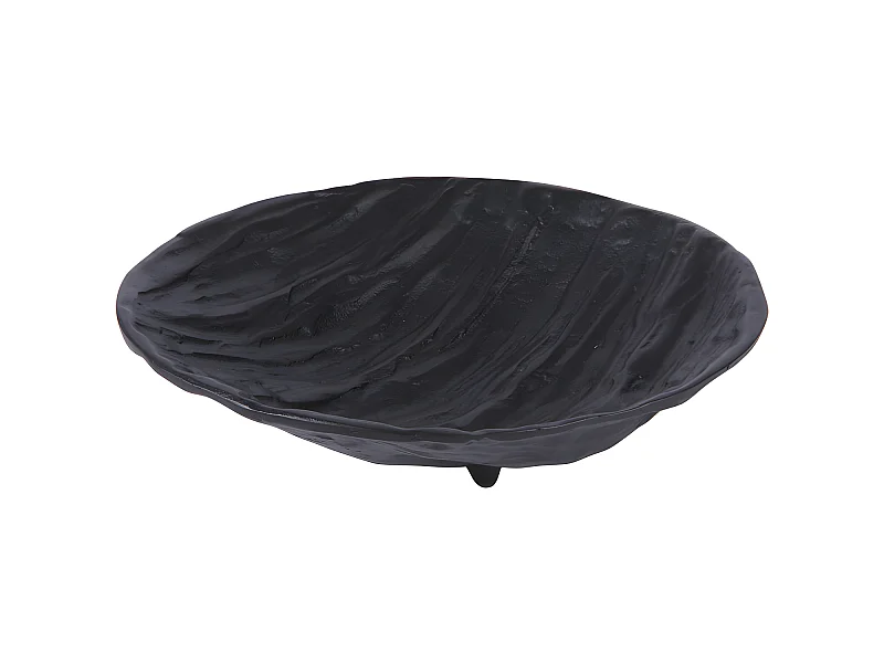 Coupe ronde César noire 35 cm Table Passion