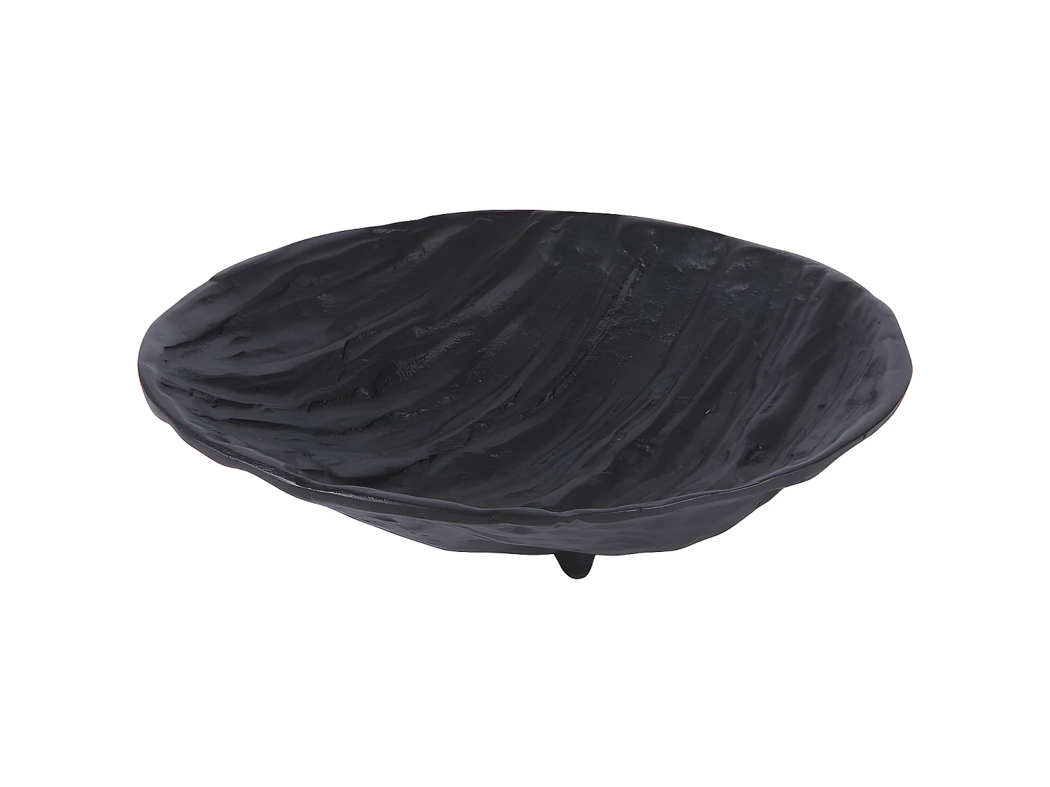 Coupe ronde César noire 35 cm Table Passion
