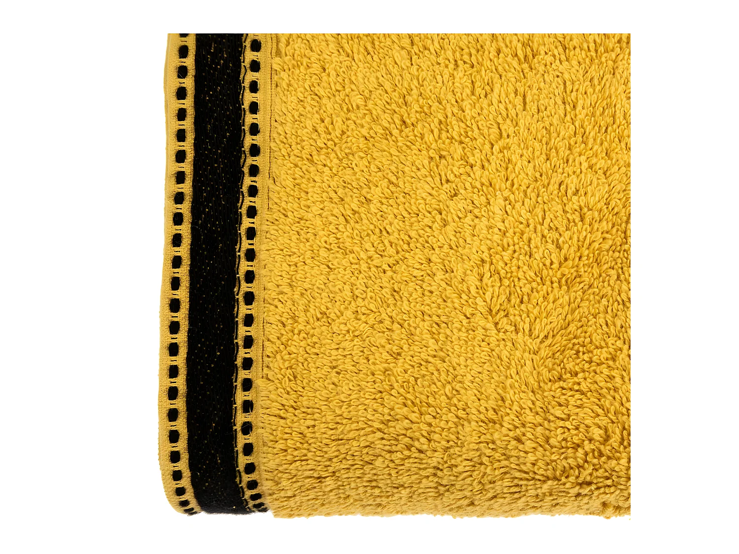 Badhanddoek van Geel Oker Katoen 70 x 130 cm Dik en Zacht