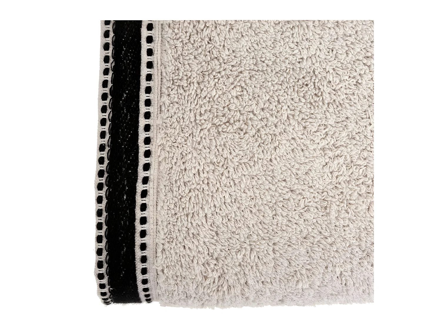 Drap de bain en Coton Beige Lin tissu éponge 70 x 130 cm