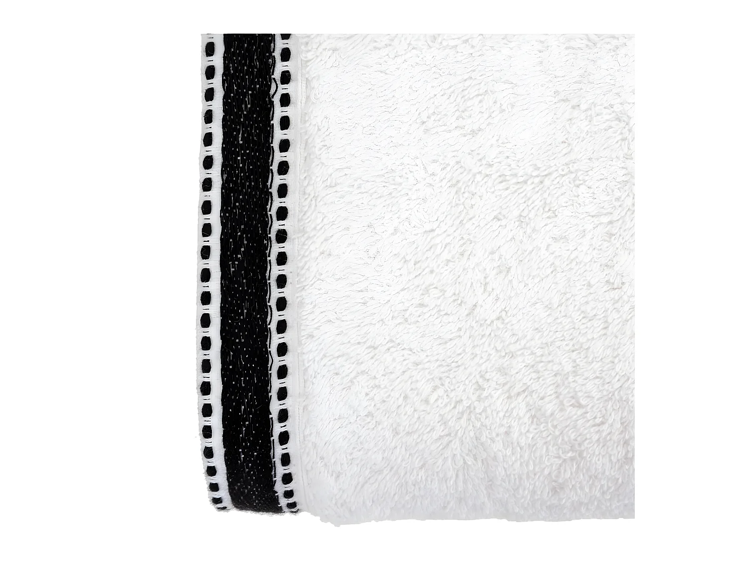 Badhanddoek van wit katoen 70x130 cm Joia 550 - Zacht & Aangenaam