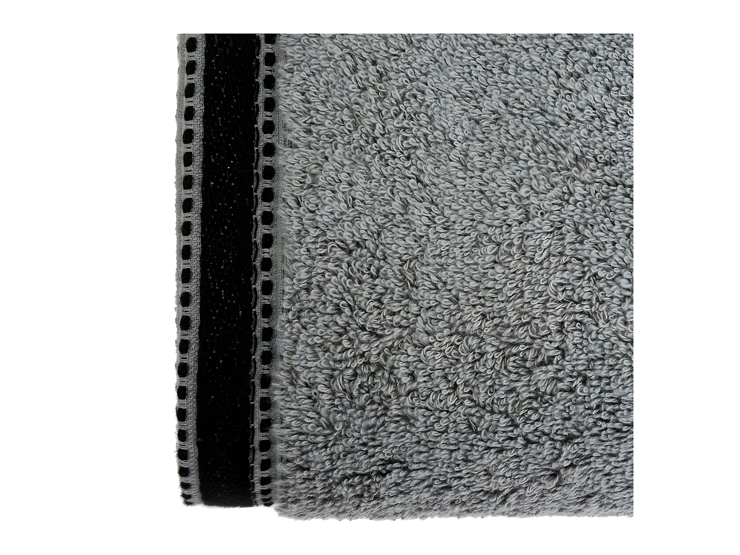 Badetuch aus Dunkelgrauer Baumwolle 70x130 cm - Weich & Angenehm