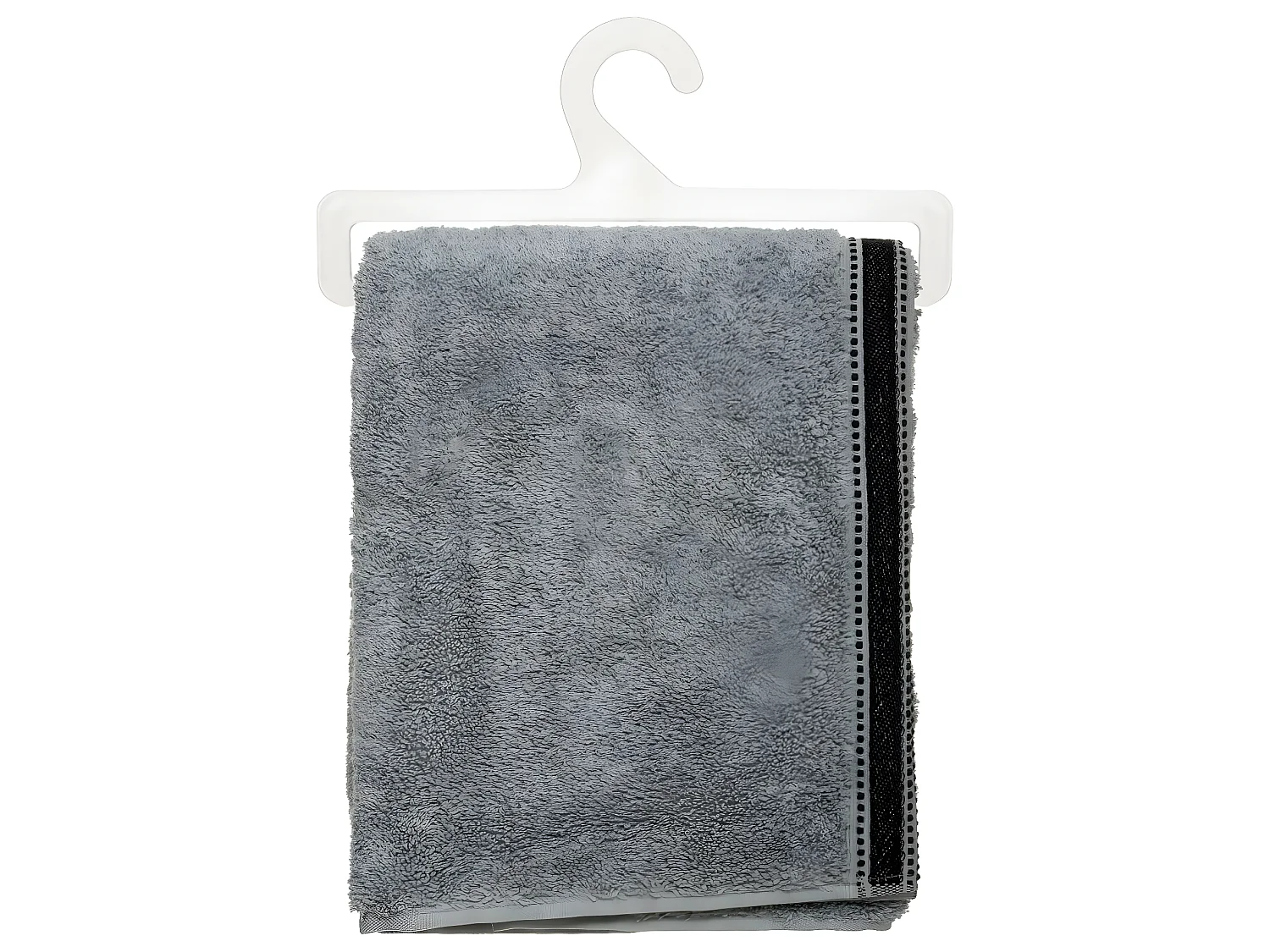Badetuch aus Dunkelgrauer Baumwolle 70x130 cm - Weich & Angenehm
