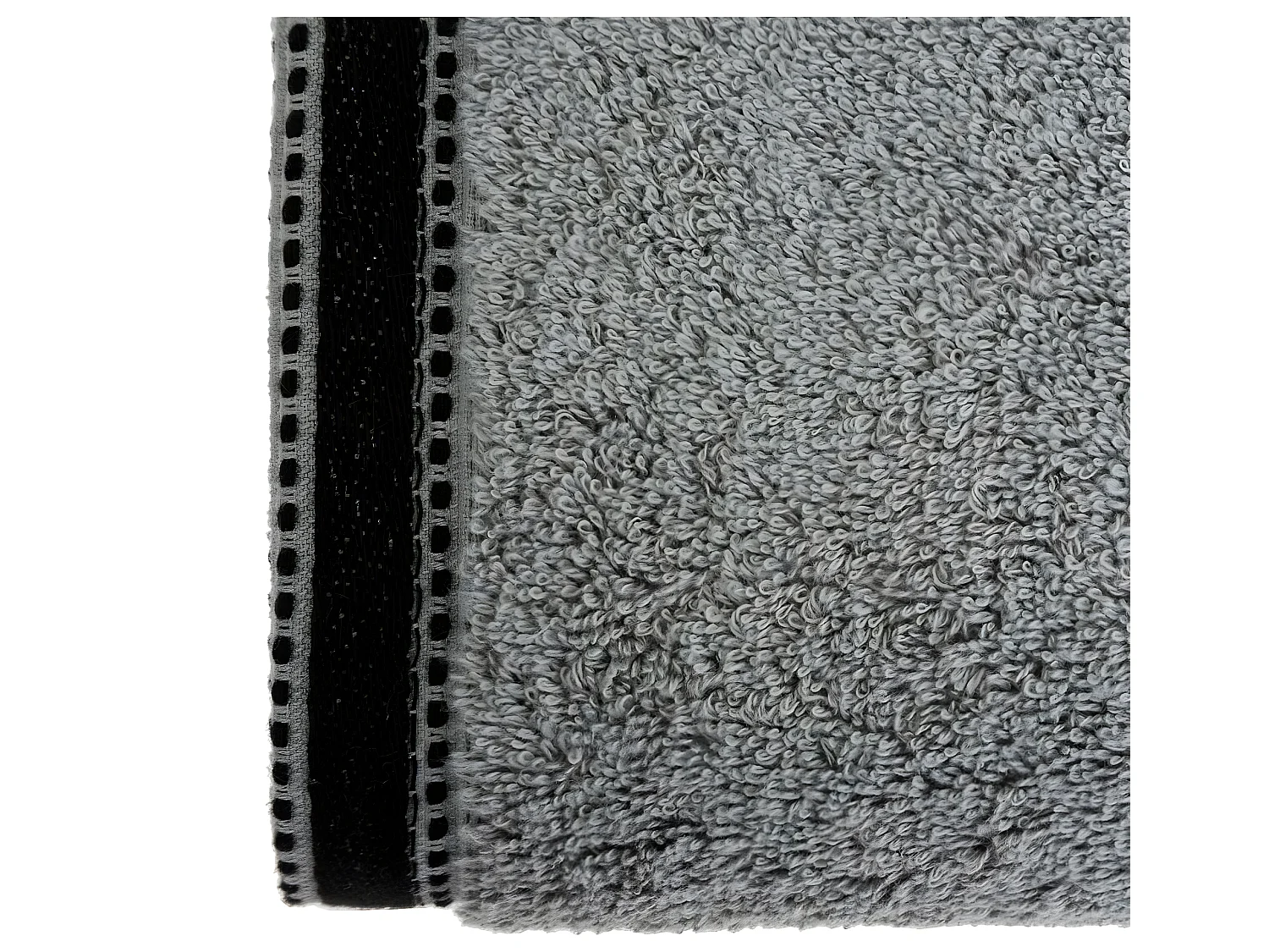 Badetuch aus Dunkelgrauer Baumwolle 70x130 cm - Weich & Angenehm