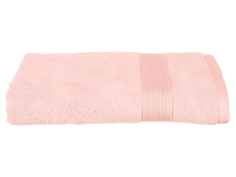 Drap de bain en Coton Rose tissu éponge 70 x 130 cm