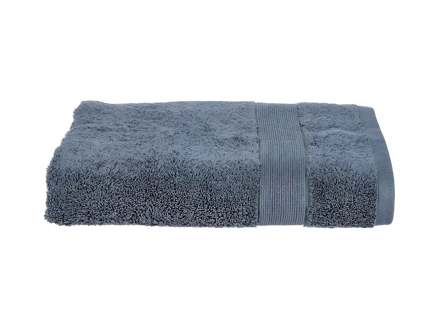 Drap de bain en Coton Gris foncé tissu éponge 70 x 130 cm