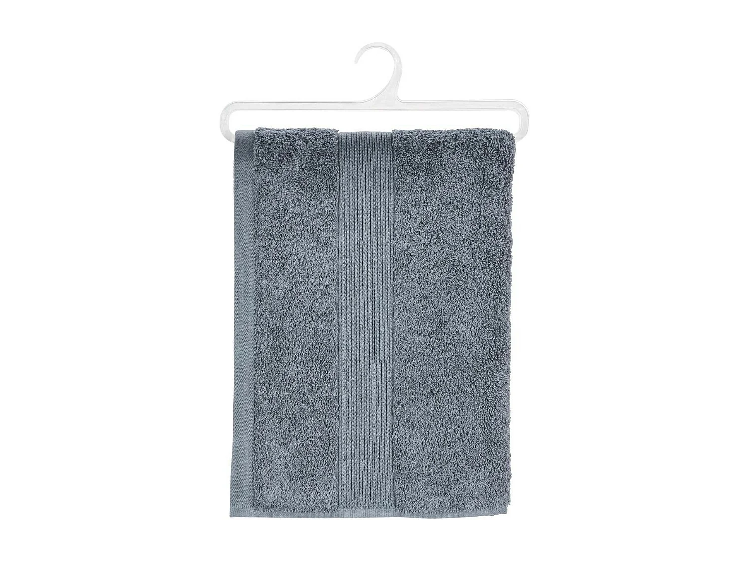 Drap de bain en Coton Gris foncé tissu éponge 70 x 130 cm