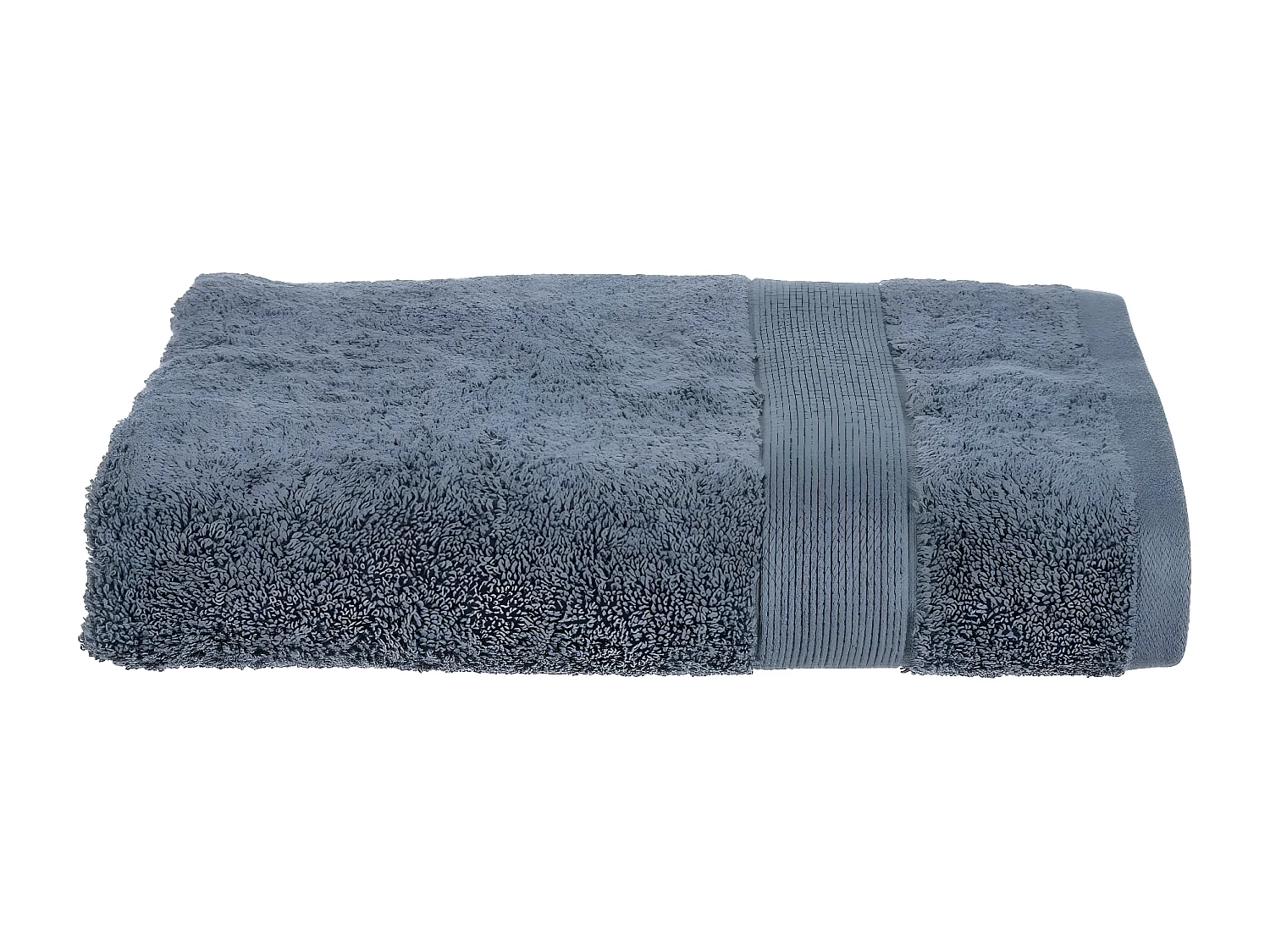 Drap de bain en Coton Gris foncé tissu éponge 70 x 130 cm