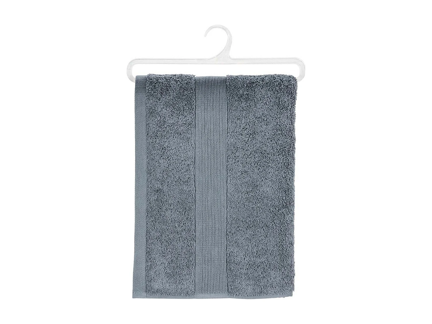 Drap de bain en Coton Gris foncé tissu éponge 70 x 130 cm