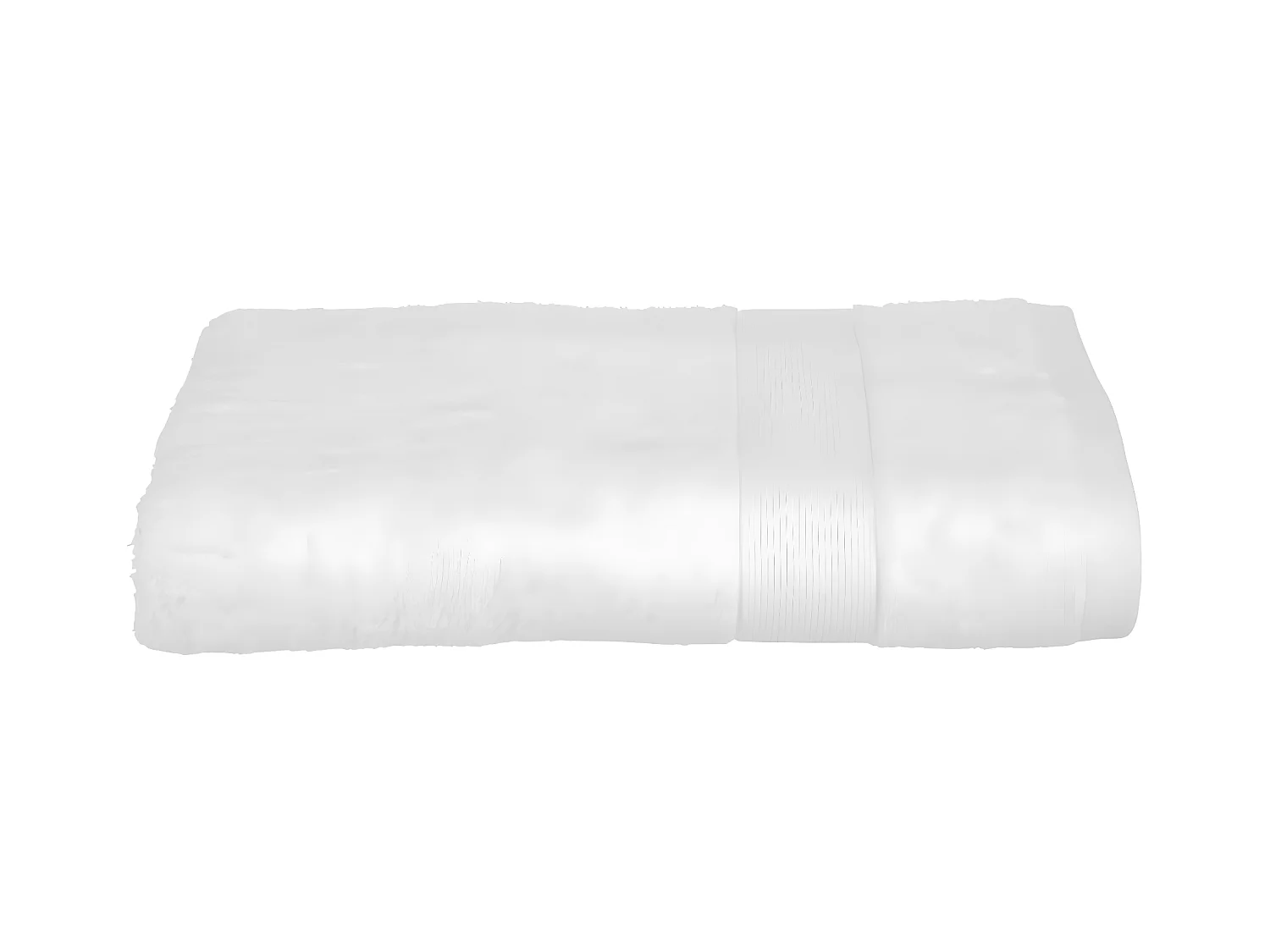 Drap de bain en Coton Blanc tissu éponge 70 x 130 cm