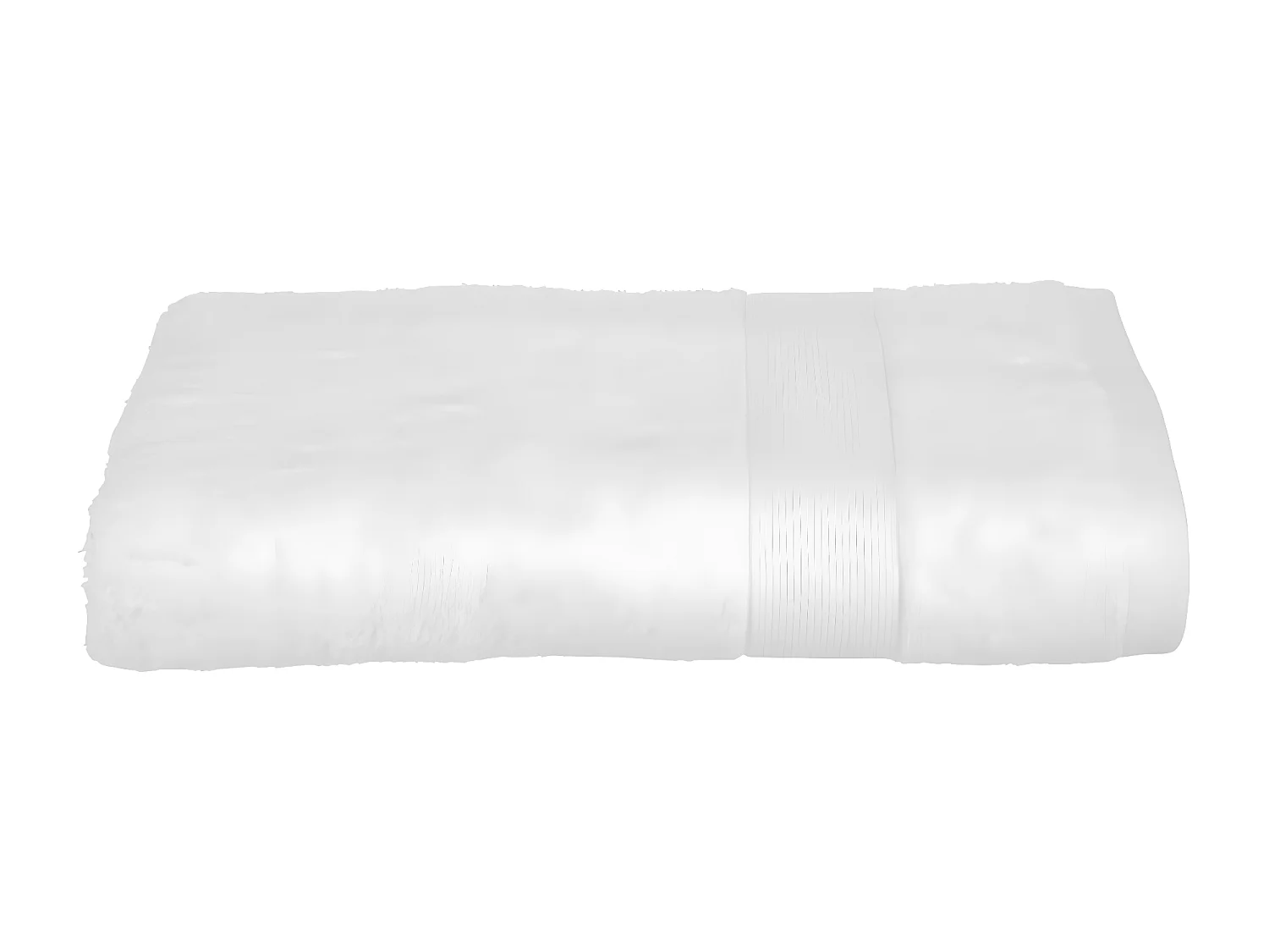 Drap de bain en Coton Blanc tissu éponge 70 x 130 cm