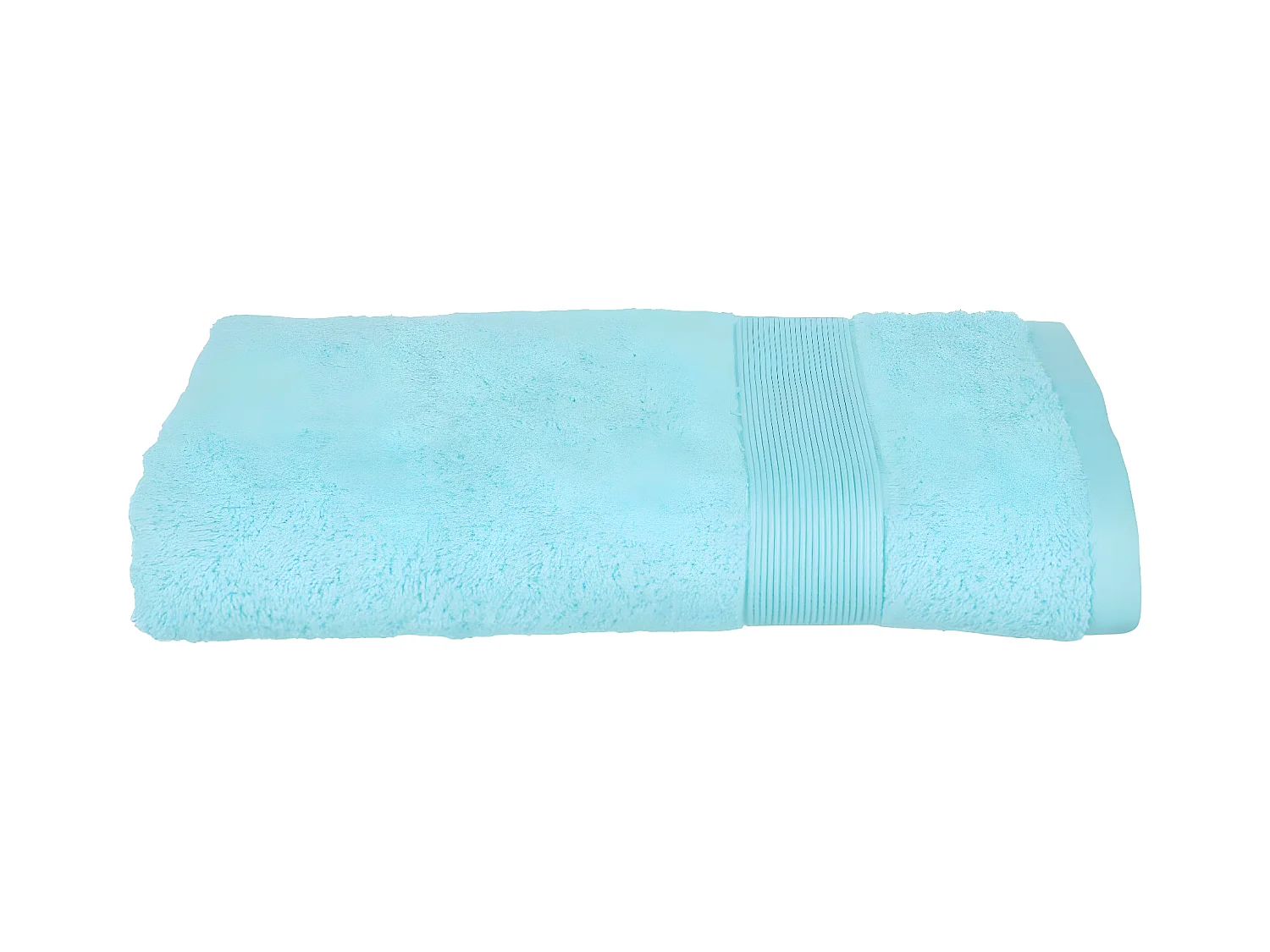 Drap de bain en Coton Bleu aqua tissu éponge 70 x 130 cm