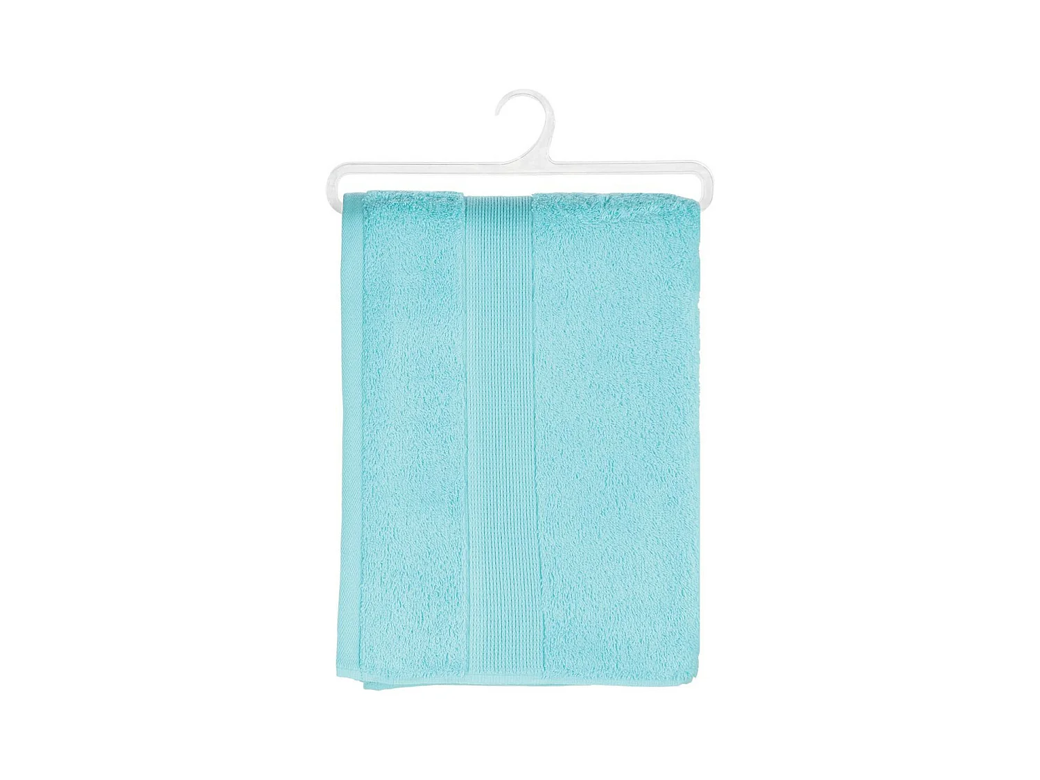 Drap de bain en Coton Bleu aqua tissu éponge 70 x 130 cm