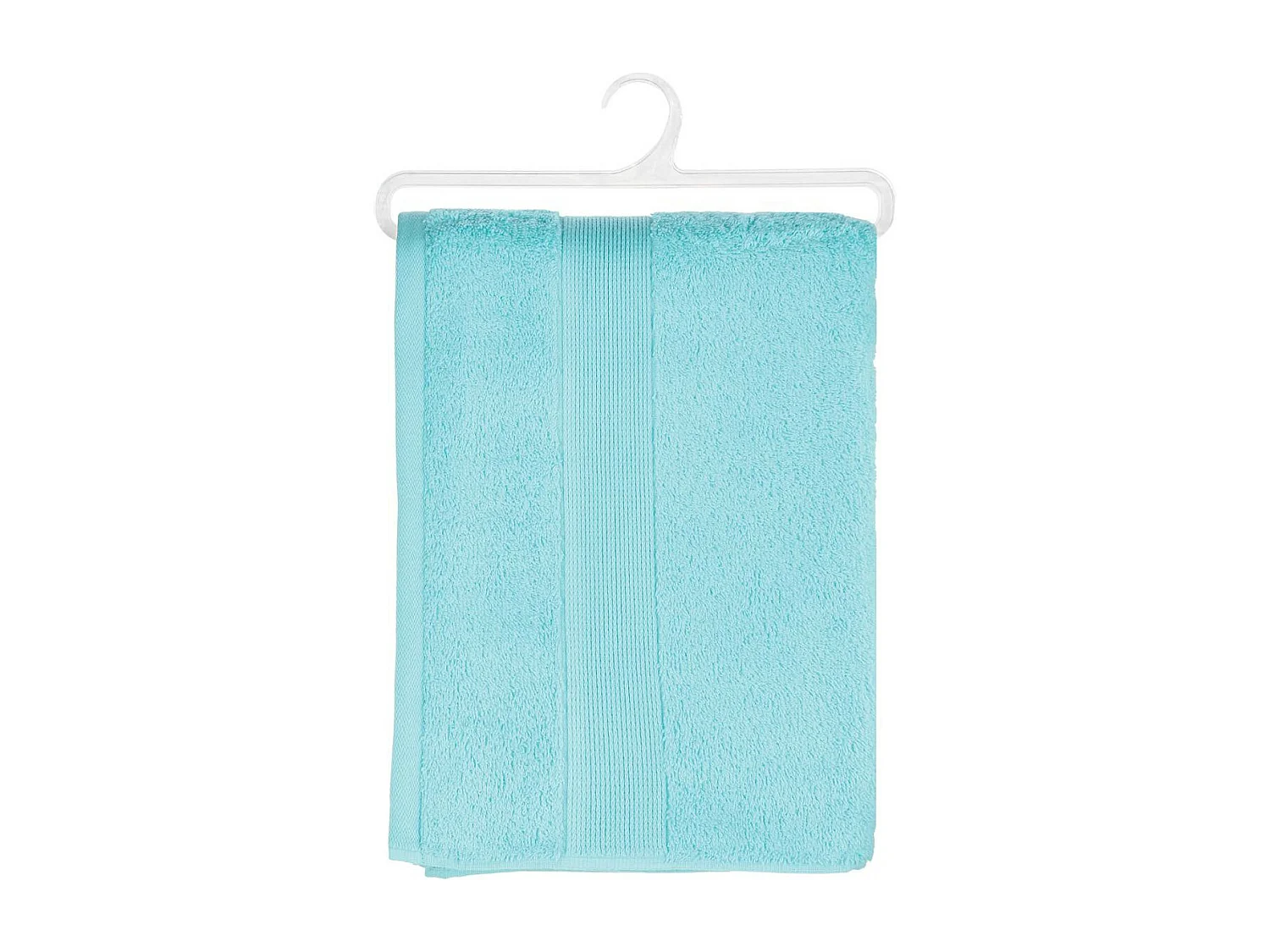 Drap de bain en Coton Bleu aqua tissu éponge 70 x 130 cm