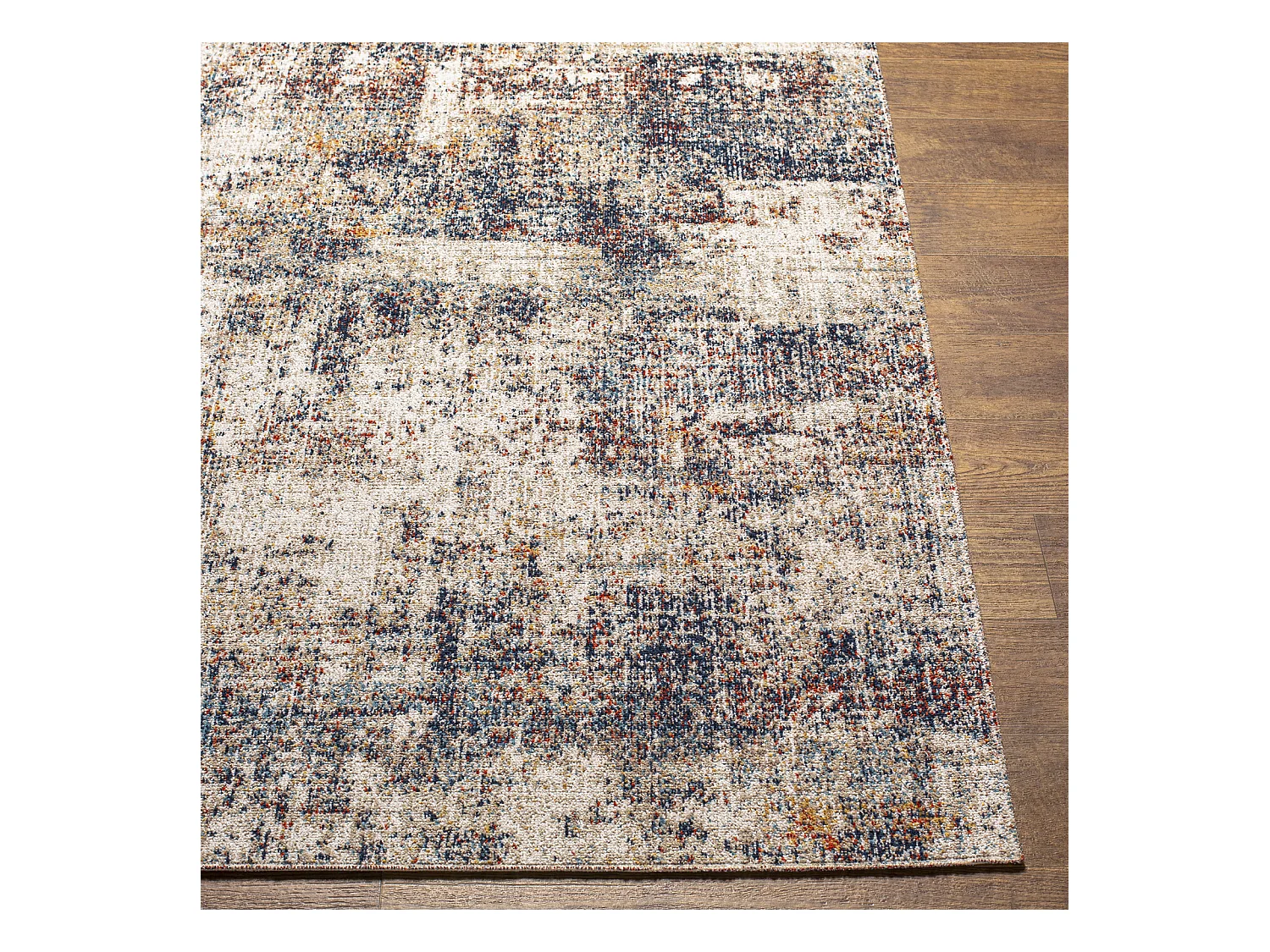 Tapis d'Extérieur/Intérieur - Bleu/Gris - 80x220cm - LEILA