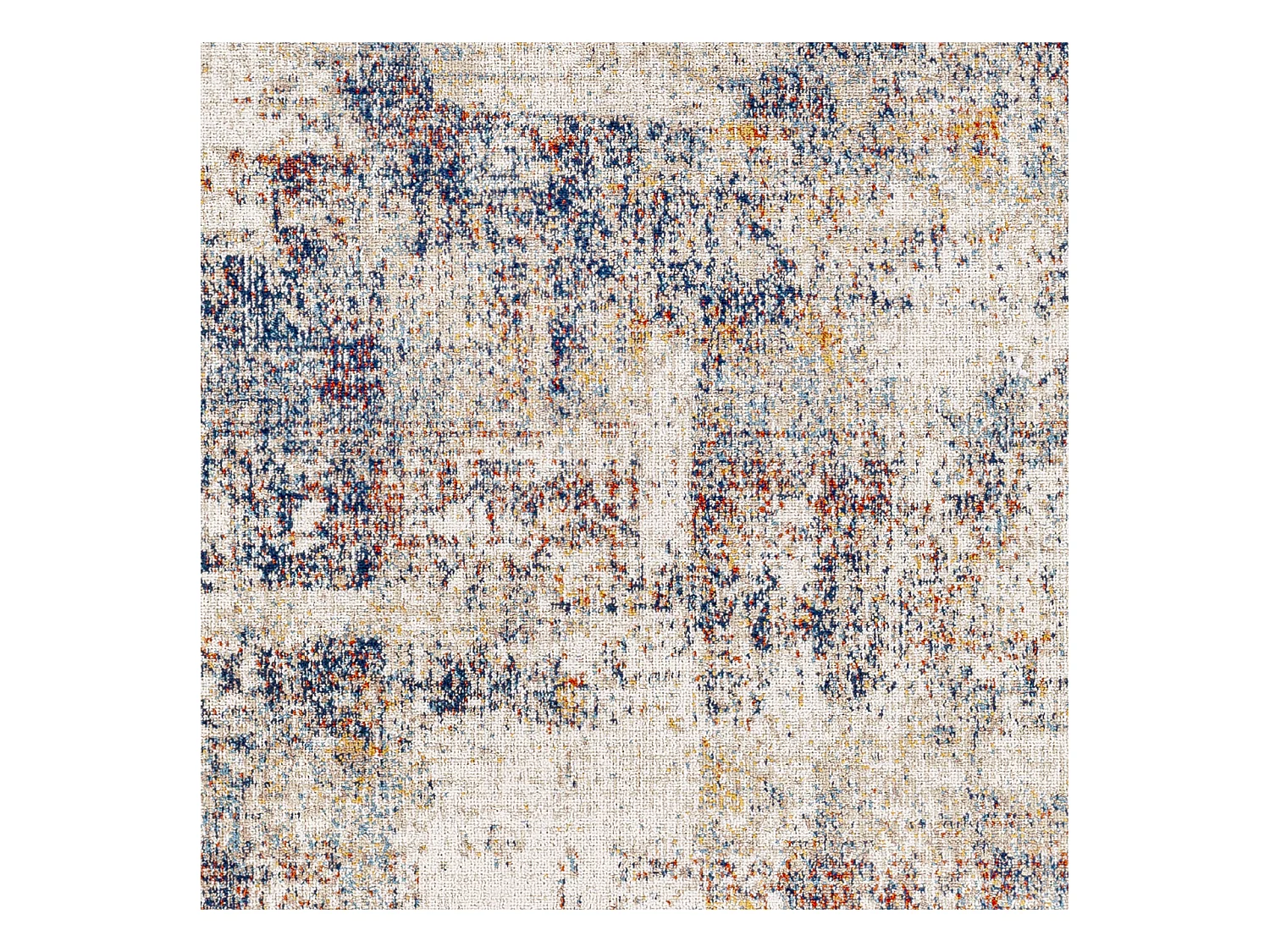 Tapis d'Extérieur/Intérieur - Bleu/Gris - 80x220cm - LEILA