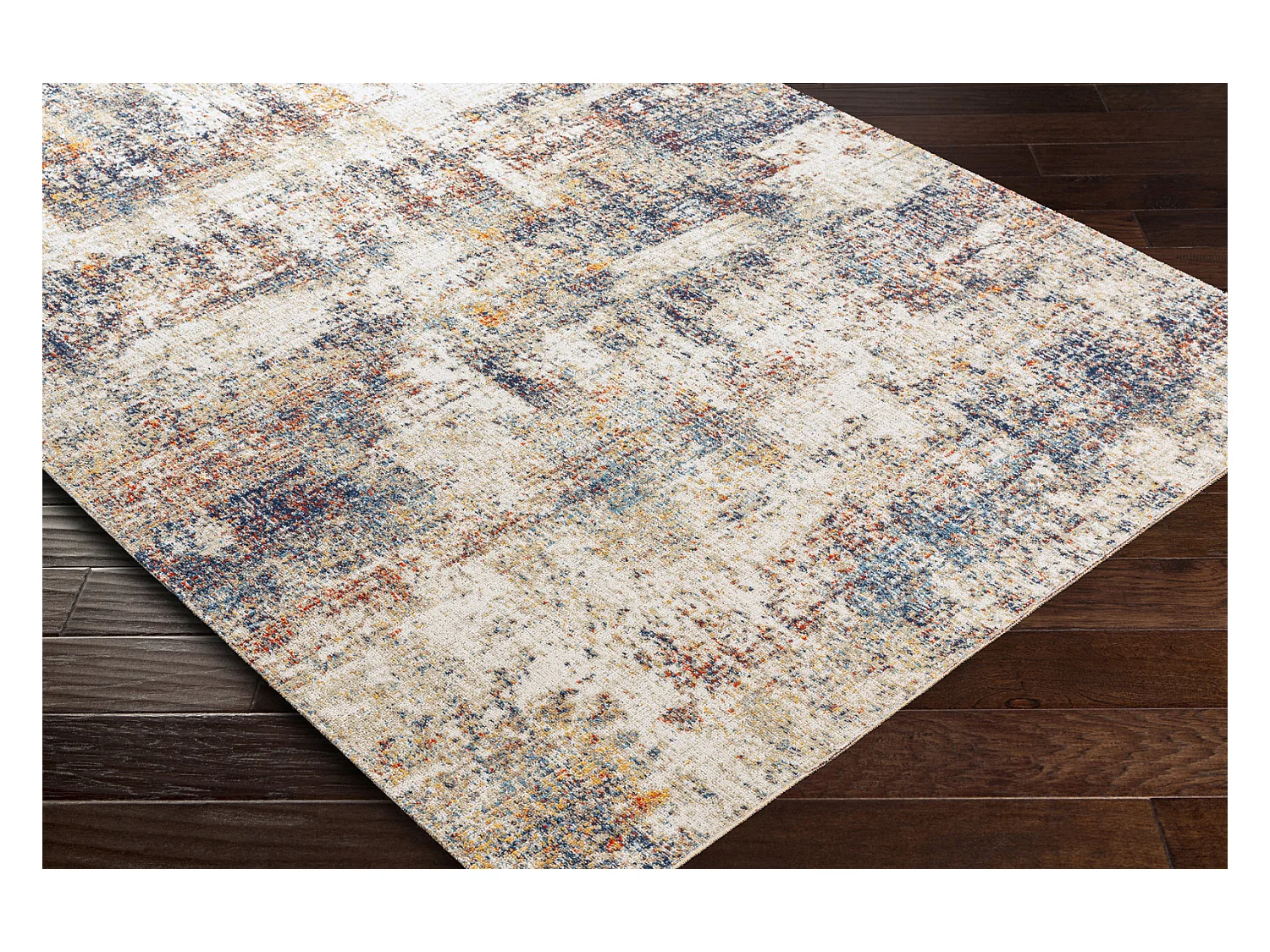 Buitenkleed - Balkon, Terras, Keuken Tapijt - Blauw/Grijs - 80x220cm - LEILA